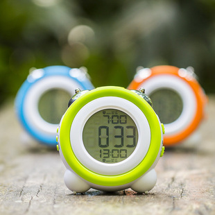 时尚电子打铃小闹钟数字显示夜光大音量闹表儿童上班上学用床头钟