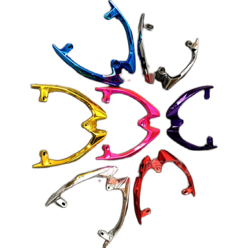 战速配件 战速后货架尾翼 电镀电动车鬼火三代原装铝合金尾翼