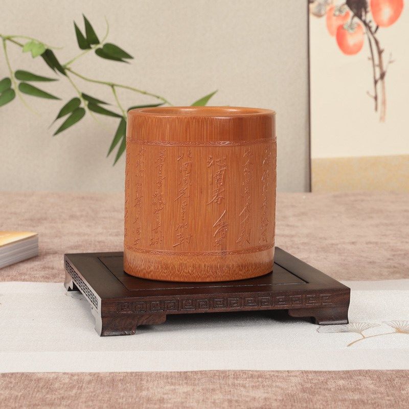 黑檀木长方形实木底座摆件托盘鱼缸花瓶盆景佛像瓷器奇石原木托架
