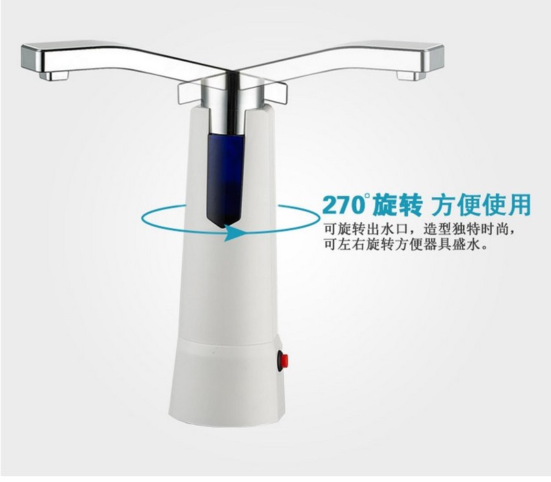 美能迪加热一体桶装水电动抽水器家用小饮水机自动烧水出水器吸水