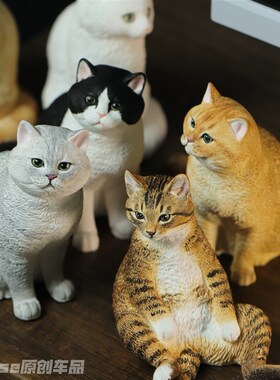 猫咪定制摆件香薰英短美短布偶猫咪生日纪念定制摆件室内车内装饰