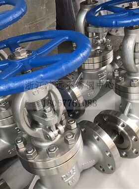 304/316L不锈钢法兰截止J41W-16P 全尺寸DN15 25 50 80 100 300