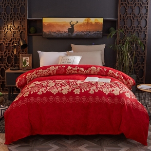 被套单件磨毛单人1.5米1.8m床双人200x230cm加大被罩被单220x240