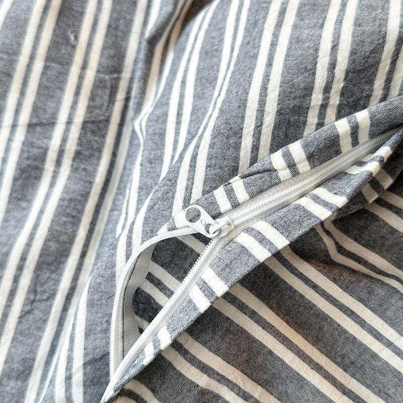 全棉色织水洗棉三件套床单被罩套四件套床笠款加厚面料四季通用