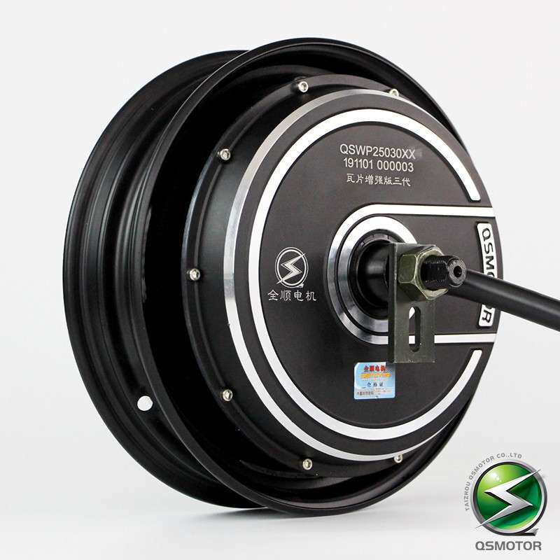 全顺三代瓦片省电增强版电机10寸2500W3500W高速60V72伏电摩后轮