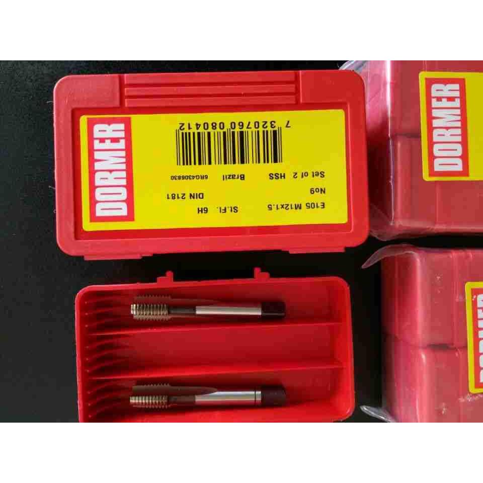 进口DORMER手用套装细牙丝锥E105M12*1.5NO9