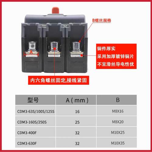 塑壳断路器CDM3系列
