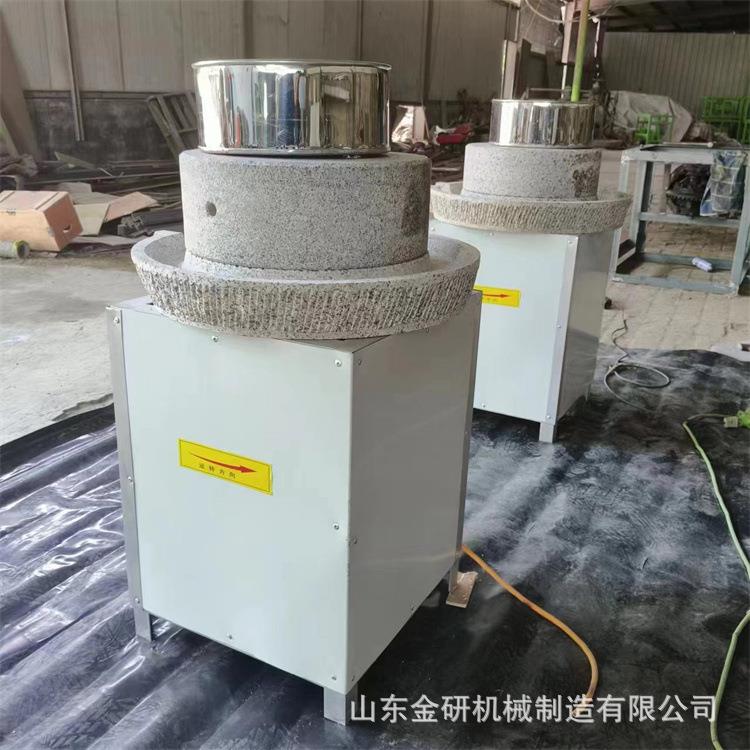 60型号电动芝麻香油石磨机 豆浆米浆石磨机 艾草纯天然石磨机