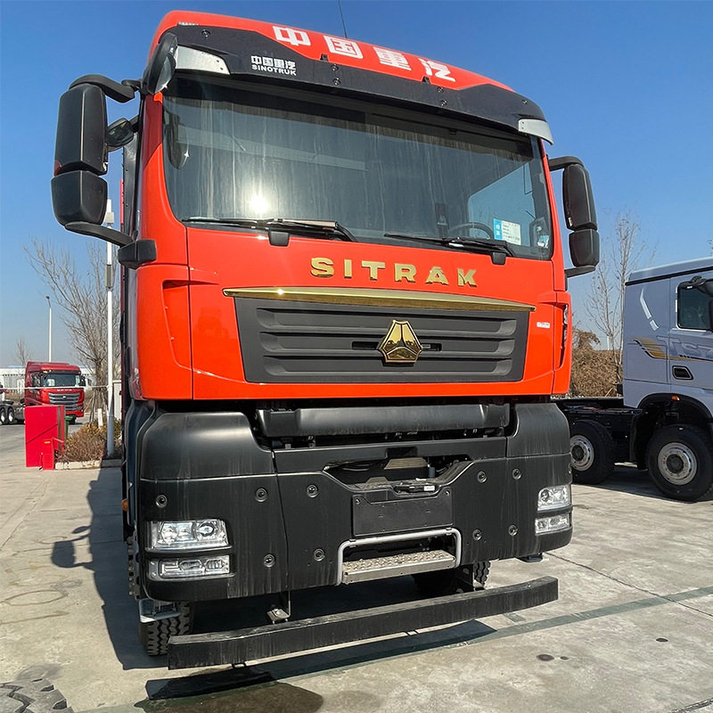 重汽汕德卡自卸车出售 前四后八矿用工程车 右驾驶舱翻斗垃圾车
