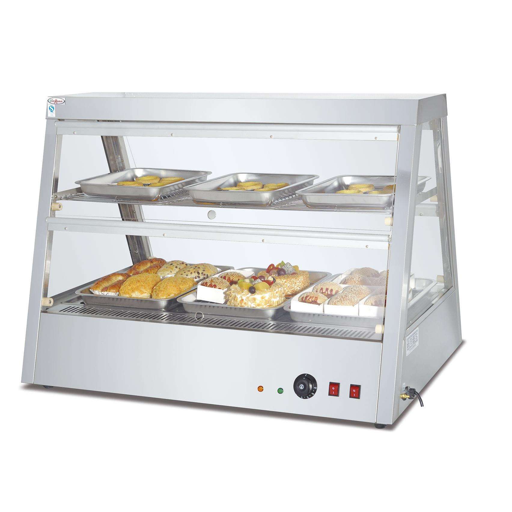 杰冠DH-2*2双层陈列保温柜/食品保温柜/保温设备/蛋糕保温柜