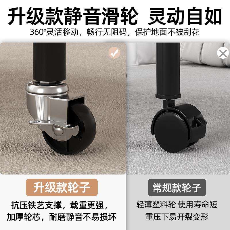 A10L可移动小茶几客厅沙发边几餐边小推车带轮茶台边柜日式茶水置