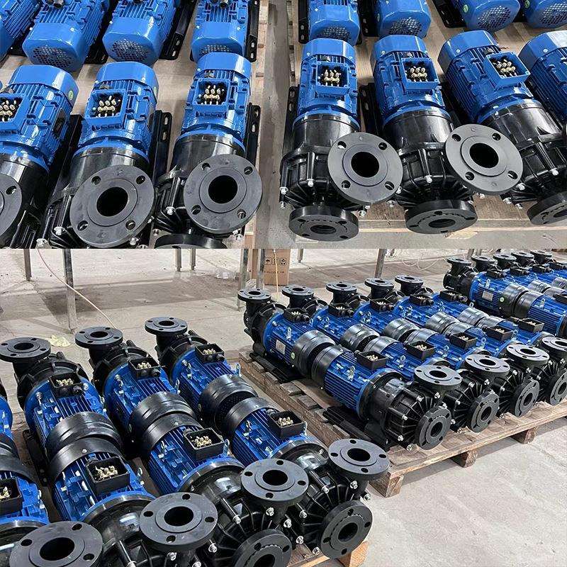 亿迈达耐酸碱磁力泵化工循环泵工程塑料离心泵电镀抽盐水泵
