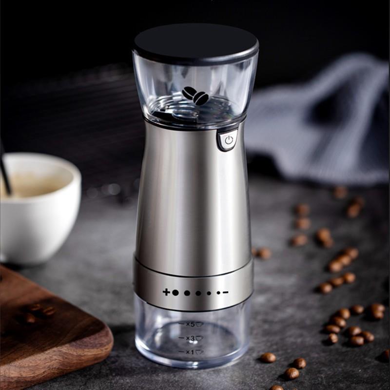 不锈钢电动研磨器 日式胡椒研磨器家用黑胡椒粒研磨瓶家居干磨机