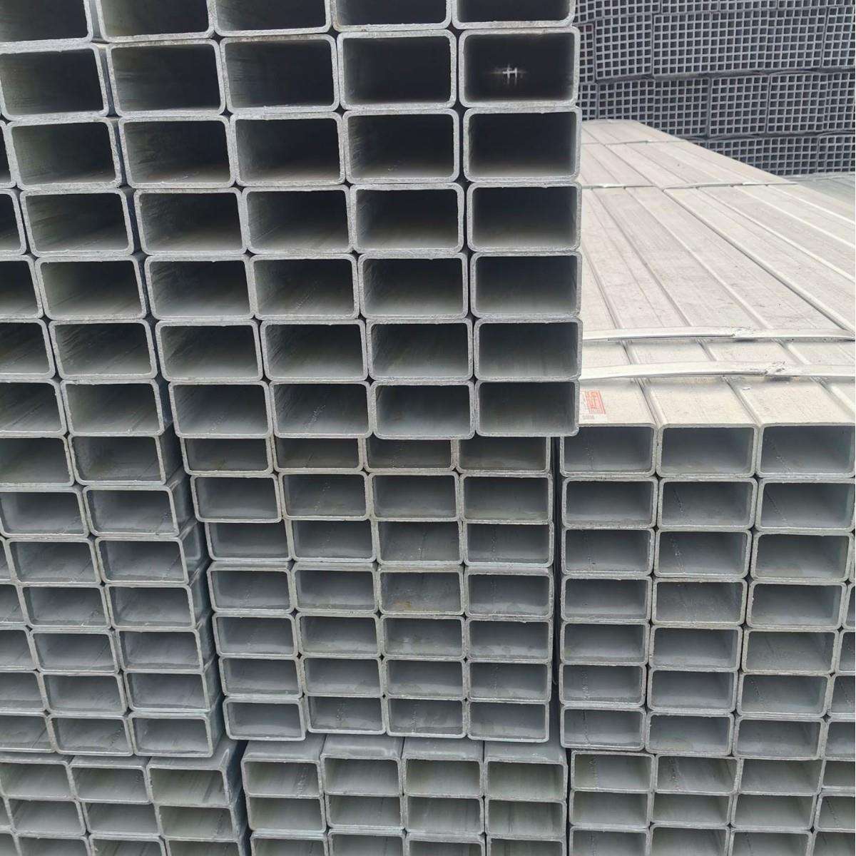 厂家销售新工艺镀锌方矩管,价格优惠镀锌管工地用料,房屋建筑