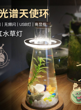 鱼缸led防水照明灯管造景装饰植物全光谱增艳补光日光新品水草灯
