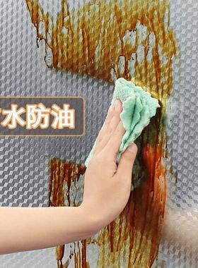 钢厨房防油火耐高温不锈墙贴纸面灶台面整体橱柜防铝箔锡21168541