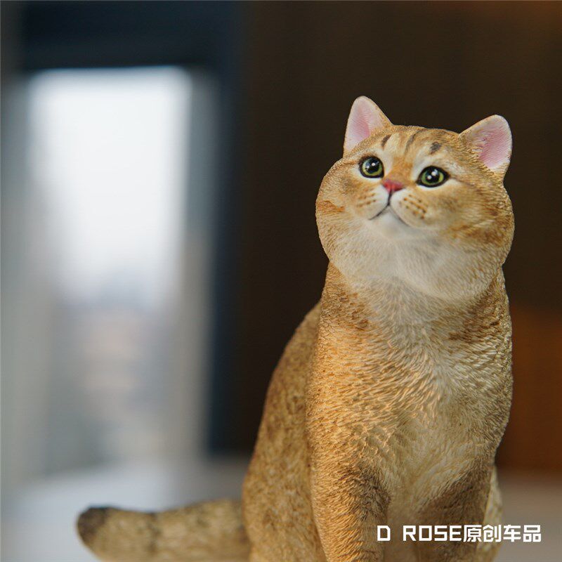 定制英短美短布偶加菲个性车载桌面摆件猫咪宠物生日蛋糕纪念装饰