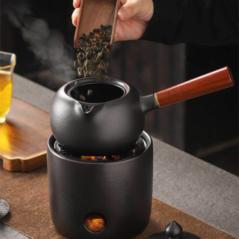 苍岚炉煮茶家煮耐高AGB炭火炉粗温陶侧把壶大容量茶壶烧围水茶具