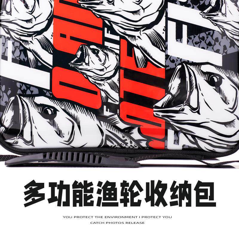 鱼徒IIT玩家路亚斜渔轮轮收滴纳包水轮纺车轮鼓可调节拆卸挎渔具