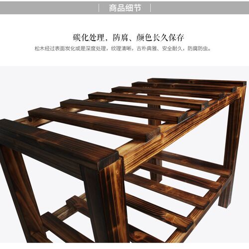 鱼缸底柜龟缸架子实木底座松木龟缸架乌龟缸放置架花架玄关鱼缸柜