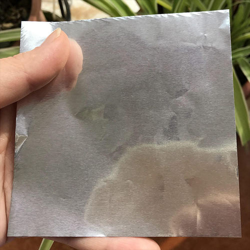 光亮面银色锡纸3号正方形切片7*7 8 9 10 12 13 20 30 45cm铝箔纸