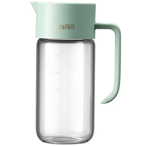 油瓶家用厨房玻璃油壸防漏油罐自动开合酱油瓶厨房不挂油油罐壶
