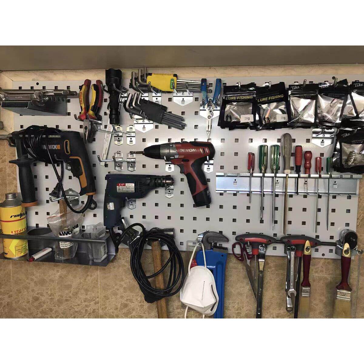 工具墙万能挂板方孔板汽工/修具架洞板上洞墙置物架示展架工具挂