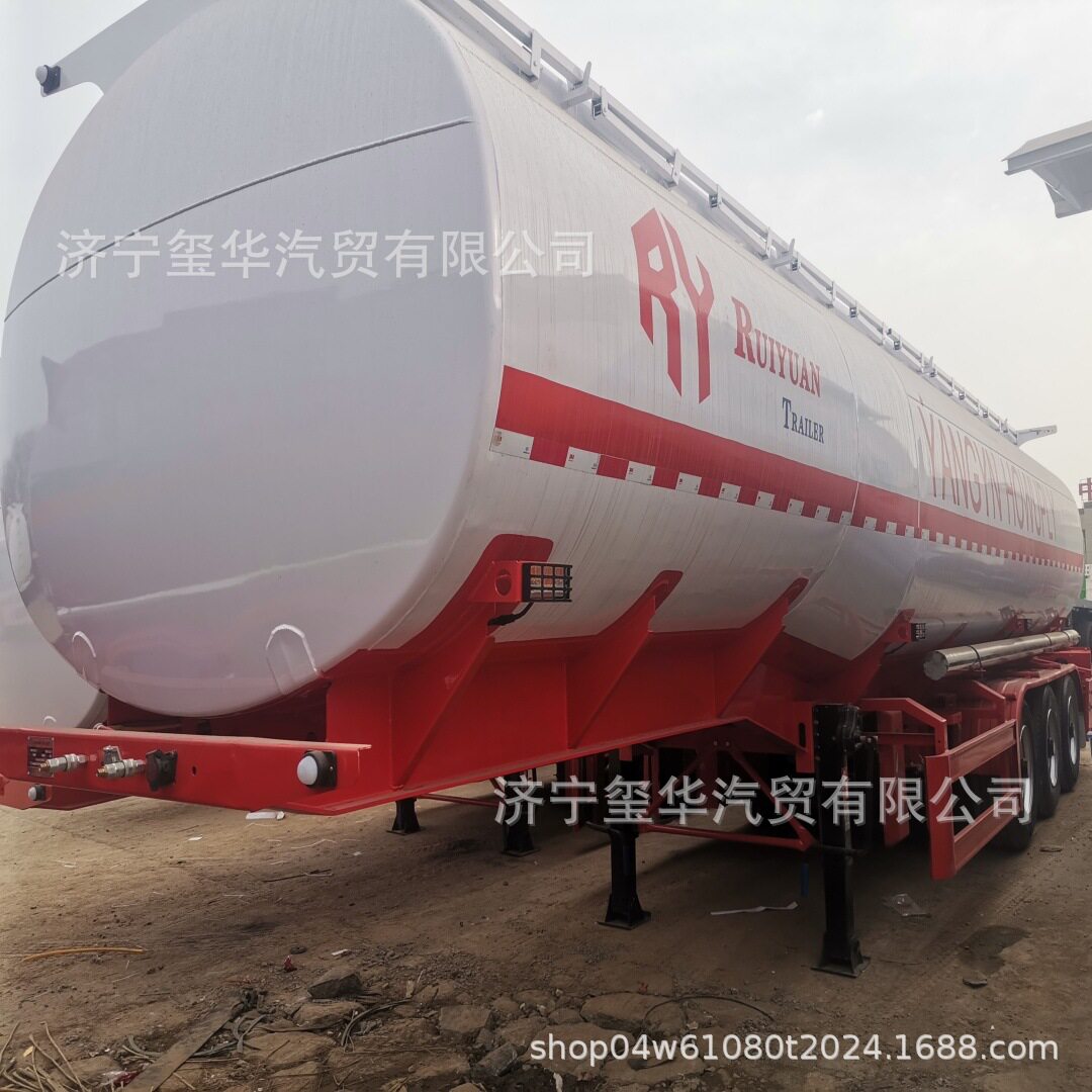 跨境出口 44方 54方柴油罐车 非洲48方油罐运输车 粉末半挂车卡车