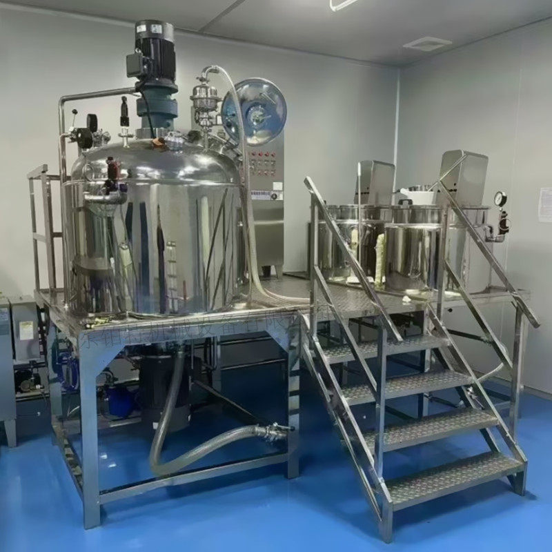 加热冷却反应釜搅拌罐 木蜡油液体搅拌罐 润滑油混合高速拌料罐