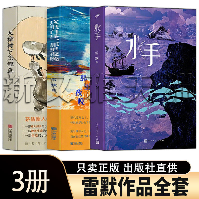 雷默3册全集当代文学小说合集