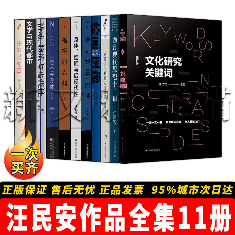 【正版】汪民安作品全集【11册】