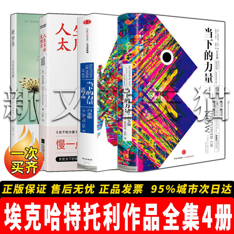 正版】埃克哈特托利作品全集4册