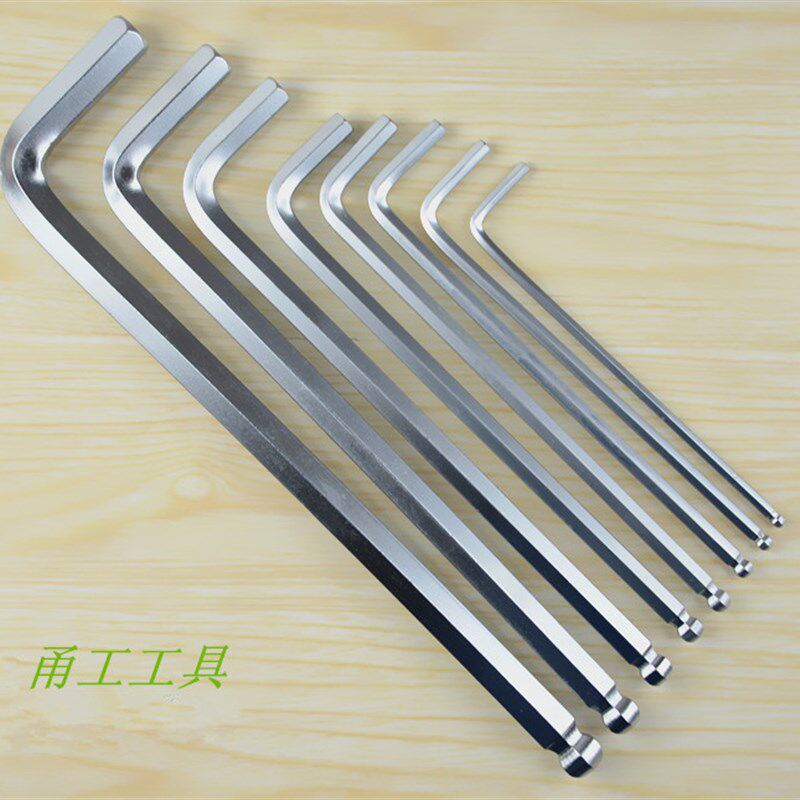 甬工加长球头内六角顶丝扳手20 21 22 24 27 30 32 34 36 46mm