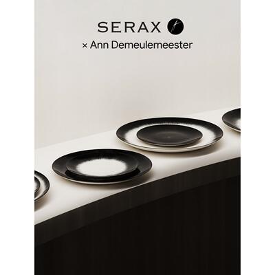 比利时Serax Ann Demeulemeester暗黑餐具盘子 西餐盘水果点心盘