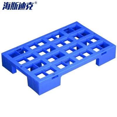 海斯迪克HKW-315网格托盘塑料拼接防潮垫仓板车间仓库地垫托盘蓝