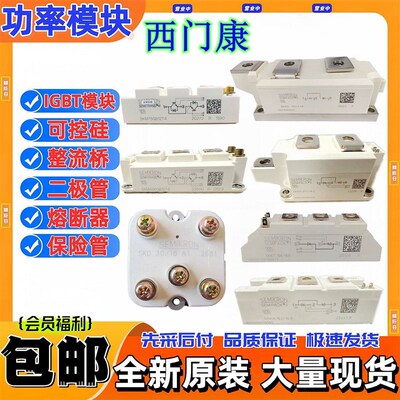 西门康可控硅模块SKKH162-16E SKKT SKKD SKM400GB12T4二极管IGBT
