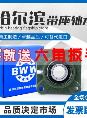 哈尔滨外球面带座轴承固定座UCFU204 FU205 FU206 FU207 FU208209
