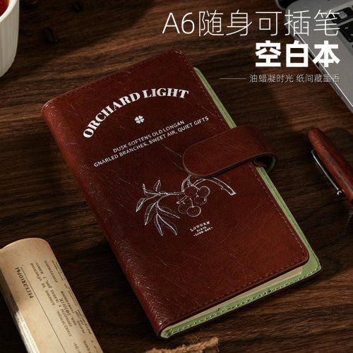 A6口袋型硬壳加厚记事本可平摊