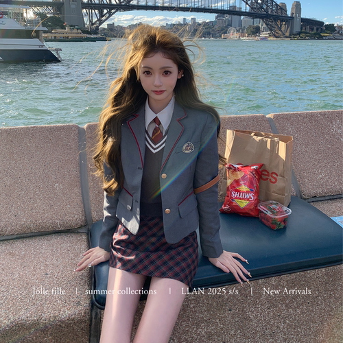 你的懒懒llan学院风制服套装