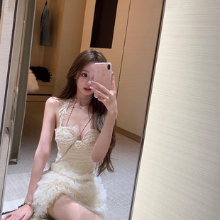 半裙套装 你 蕾丝重工网纱钉珠亮片上衣 殿堂级 女 懒懒llan