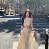 女 你 优雅甜美精致睫毛蕾丝上衣 懒懒llan 长裙套装 卢浮幻境