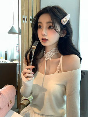 你的懒懒llan软绵绵打底纯欲风