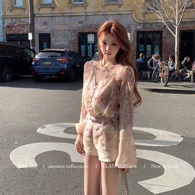 你的懒懒llan印花套装