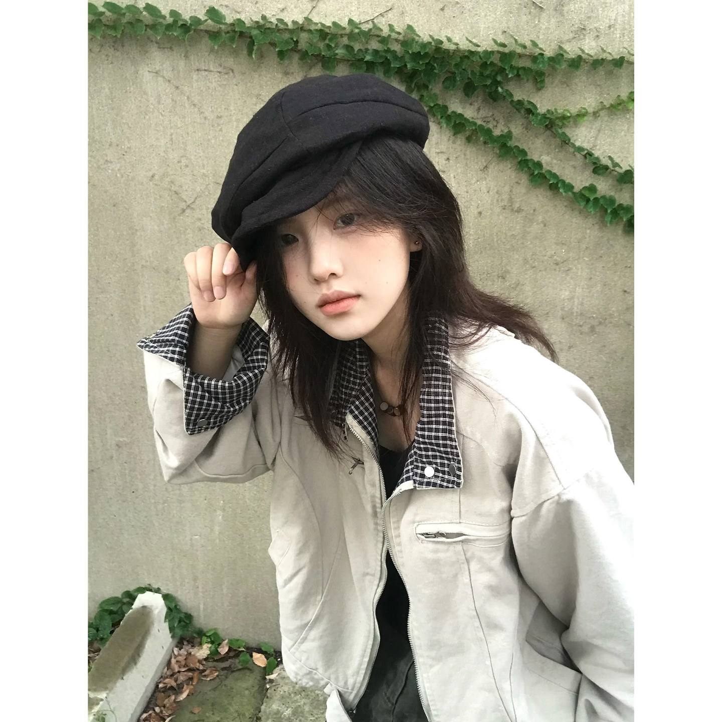 巨好看美式短款夹克外套女春秋季2026新款爆款宽松韩系棒球服上衣