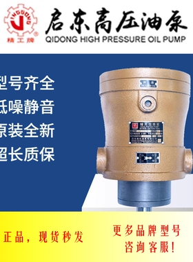 启东高压油泵精工牌2.5/5/10/25/40/63/80/160/250MCY14-1B柱塞泵