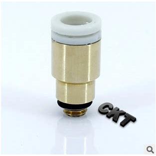 CKT西克迪微型圆形插气管直通接头KJS04-M3 04-M504-M606-M506-M6