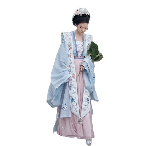 2026新款明制宋制汉服全套古装一整套女仙气飘飘重工刺绣大袖衫秋