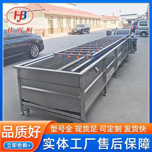 食品厂速食工厂果蔬清洗机可定制气泡清洗机西红柿苹果清洗设备