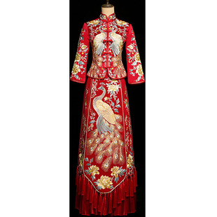 2026新款秀禾服新娘大码孕妇中式结婚敬酒服抖音龙凤褂嫁衣批发高