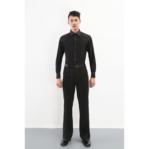 2026新款男式拉丁舞摩登舞国标舞比赛服表演服交谊舞蹈服装练功服